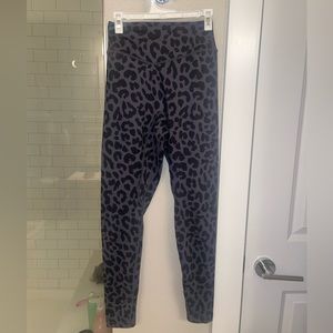 Cheetah print Ascend Leggings - balance athletics or vitality brand